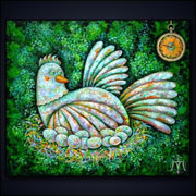 Erwartung (2007) | 60 x 70 cm | Acryl auf Leinwand