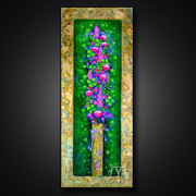 Gl�cksklee (2011) | 20 x 50 cm | Acryl auf Leinwand