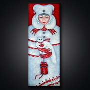 Granat�pfel (2011) | 20 x 50 cm | Acryl auf Leinwand