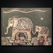 Muttis Schatz (2010) | 30 x 40 cm | Acryl auf Leinwand