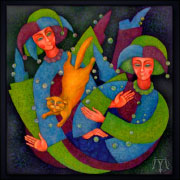 Narretei (2005) | 80 x 80 cm | �l auf Leinwand