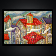 Rauchw�lkchen (2009) | 40 x 30 cm | �l auf Leinwand