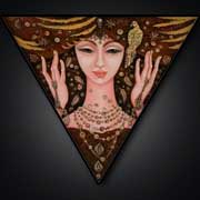 Scheherazade (2010) | 40 x 40 x 40 cm | Acryl auf Leinwand