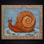 Schnecke (2009) | 50 x 60 cm | Acryl auf Leinwand