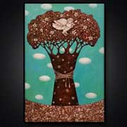 Wunschbaum (2012) | 60 x 40 cm | �l auf Leinwand