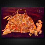 Schildkr�te (2011) | 40 x 30 cm | Acryl auf Leinwand